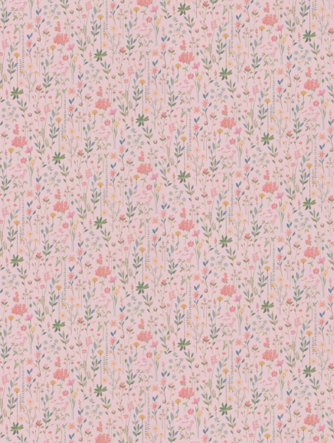 3900011 Field of Flowers Pink